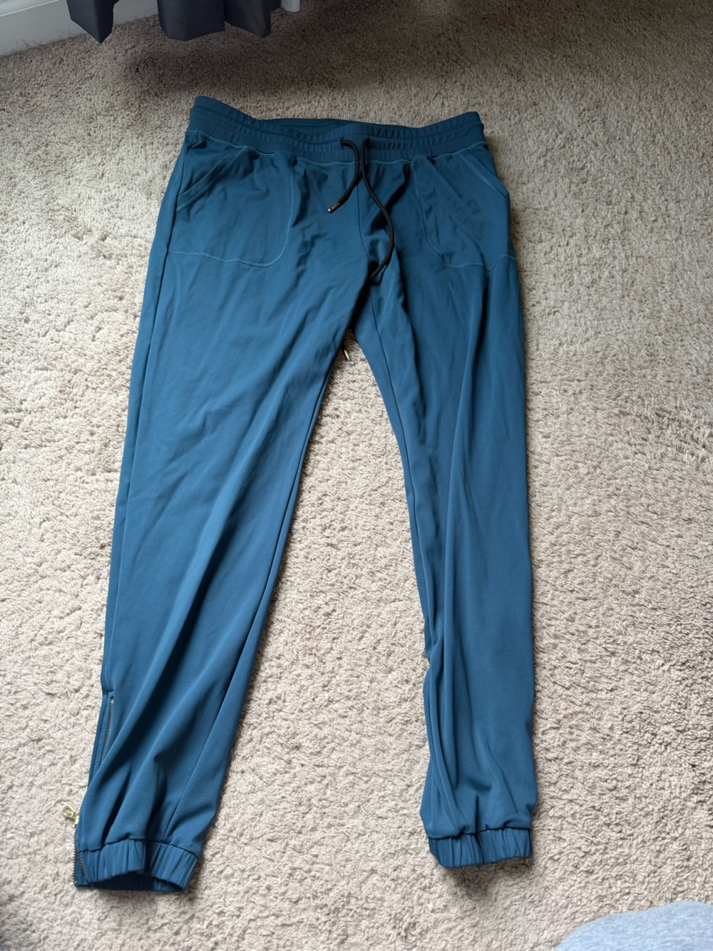 ZYIA Teal Blue Track Joggers